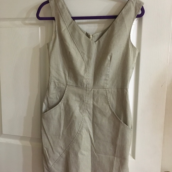 Alice and Olivia pinstriped sleeveless mini dress - Picture 2 of 6